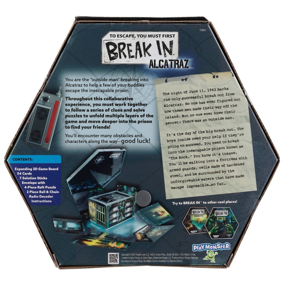 slide 3 of 5, Playmonster Break In: Alcatraz Board Game, 1 ct