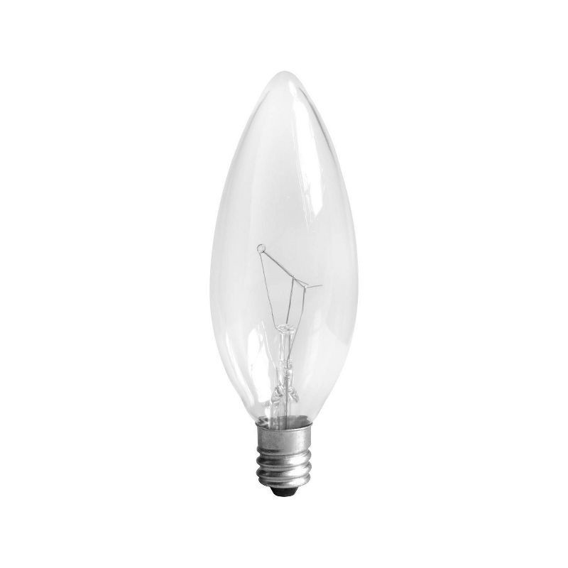 slide 3 of 4, GE Household Lighting GE 4pk 40W Incandescent Clear Decorative Light Bulbs, 4 ct