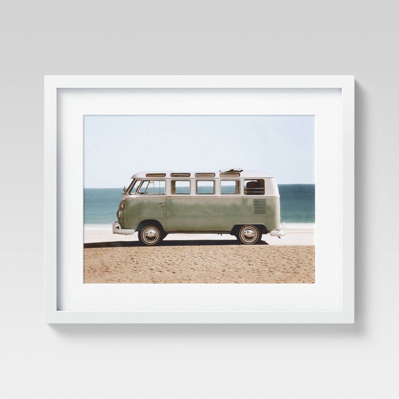 slide 3 of 6, (Set of 2) 16" x 20" Van and Surfboard Framed Wall Art - Project 62™: Coastal Decor Lithograph, 1 ct