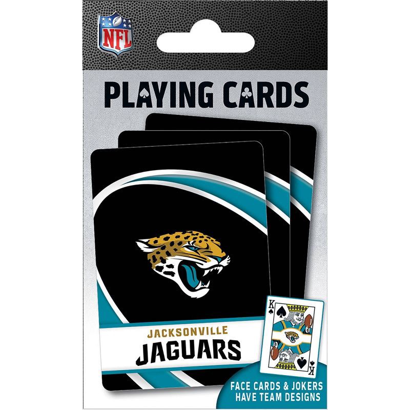 slide 2 of 4, NFL Jacksonville Jaguars Playing Cards, 1 ct