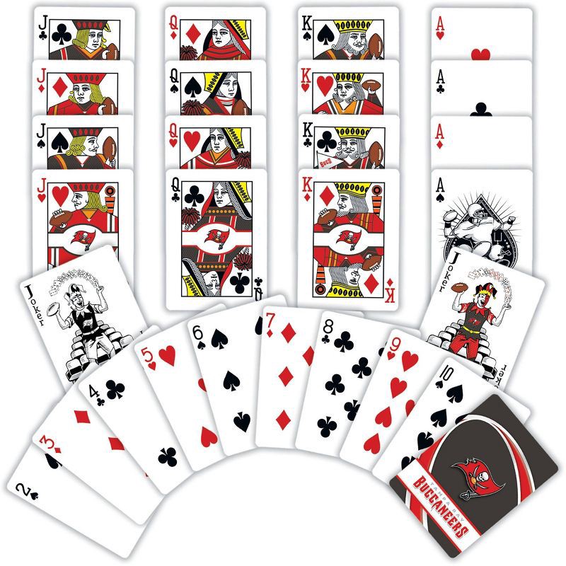 slide 4 of 4, NFL Tampa Bay Buccaneers Playing Cards, 1 ct