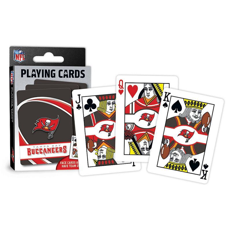 slide 1 of 4, NFL Tampa Bay Buccaneers Playing Cards, 1 ct