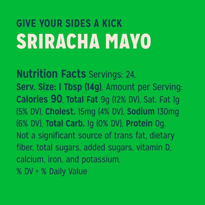 slide 10 of 10, Sir Kensington's Sriracha Mayonnaise - 12fl oz, 12 fl oz