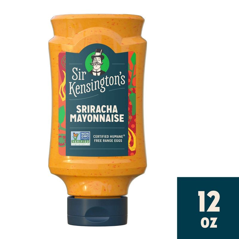 slide 1 of 10, Sir Kensington's Sriracha Mayonnaise - 12fl oz, 12 fl oz