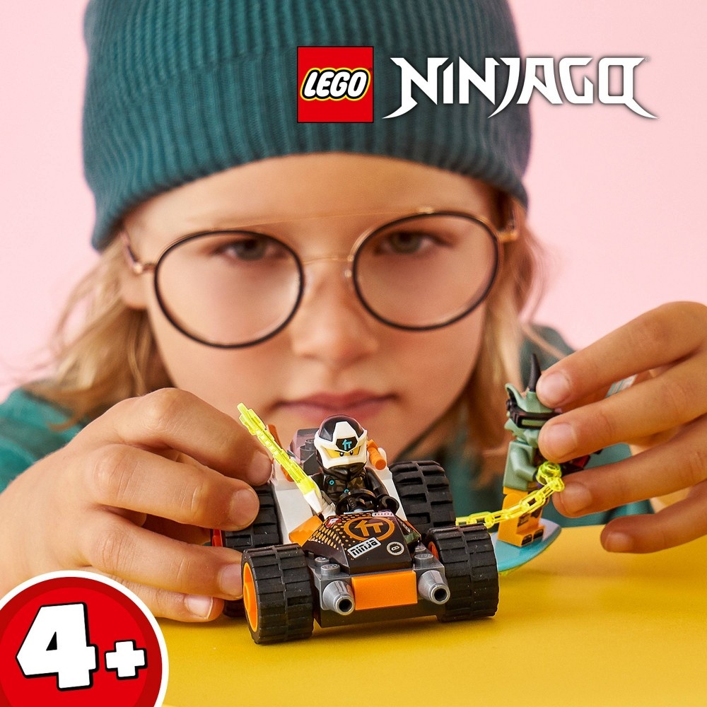 slide 2 of 6, LEGO NINJAGO Cole's Speeder Car 71706 Ninja Building Kit, 1 ct