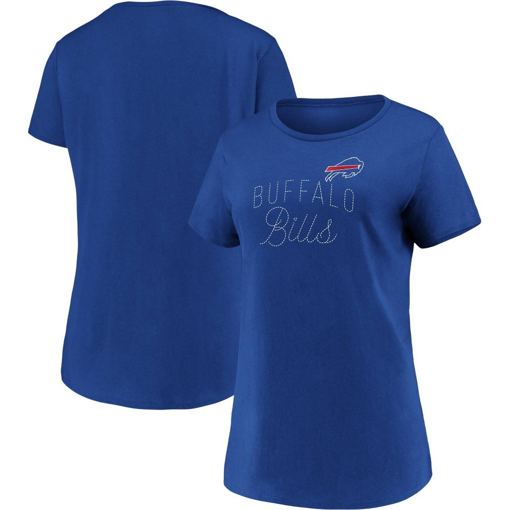 slide 3 of 3, NFL Buffalo Bills Women's Short Sleeve T-Shirt - XL, 1 ct