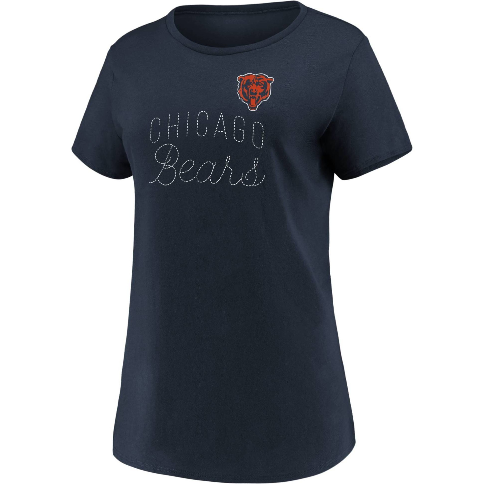 slide 1 of 3, NFL Chicago Bears Women's Short Sleeve T-Shirt - XL, 1 ct