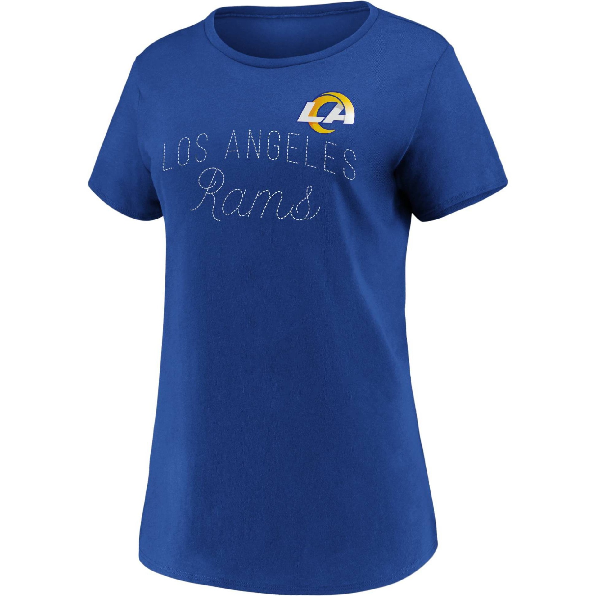 slide 1 of 3, NFL Los Angeles Rams Women's Short Sleeve T-Shirt - XL, 1 ct