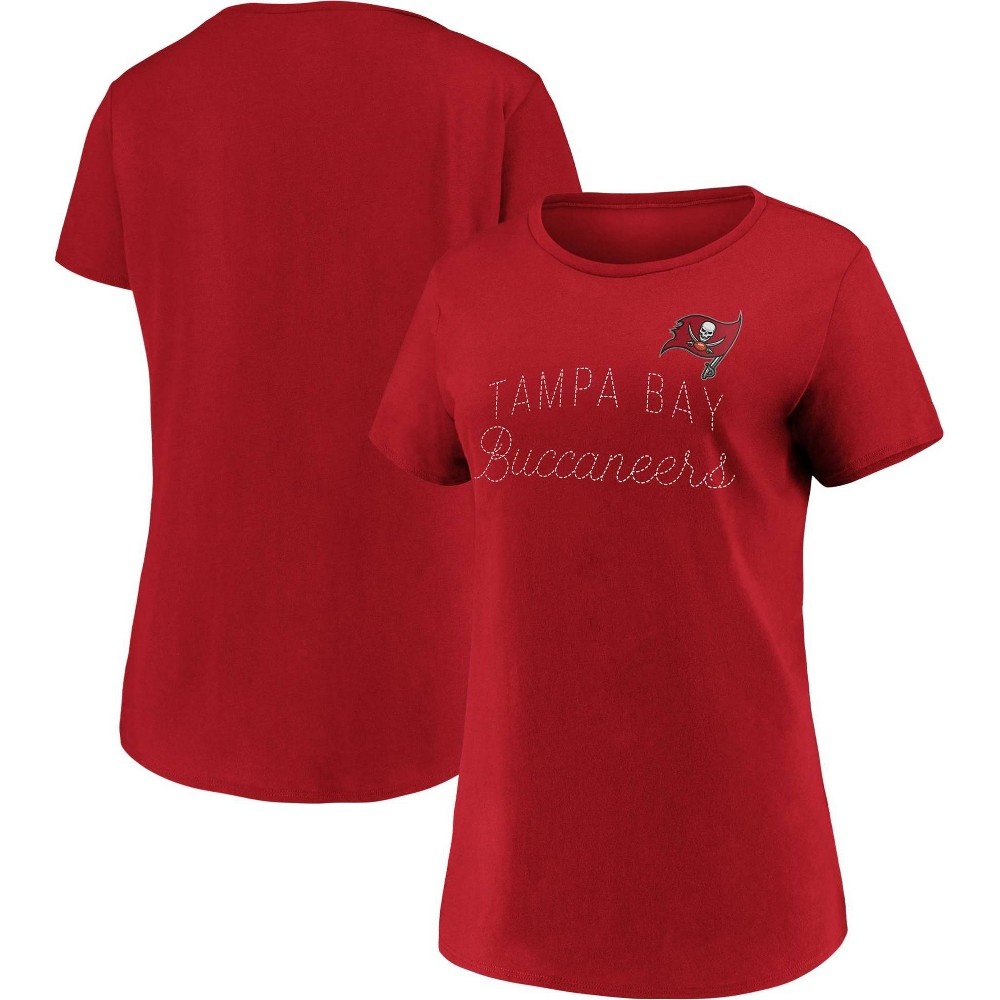 slide 3 of 3, NFL Tampa Bay Buccaneers Women's Short Sleeve T-Shirt - XL, 1 ct