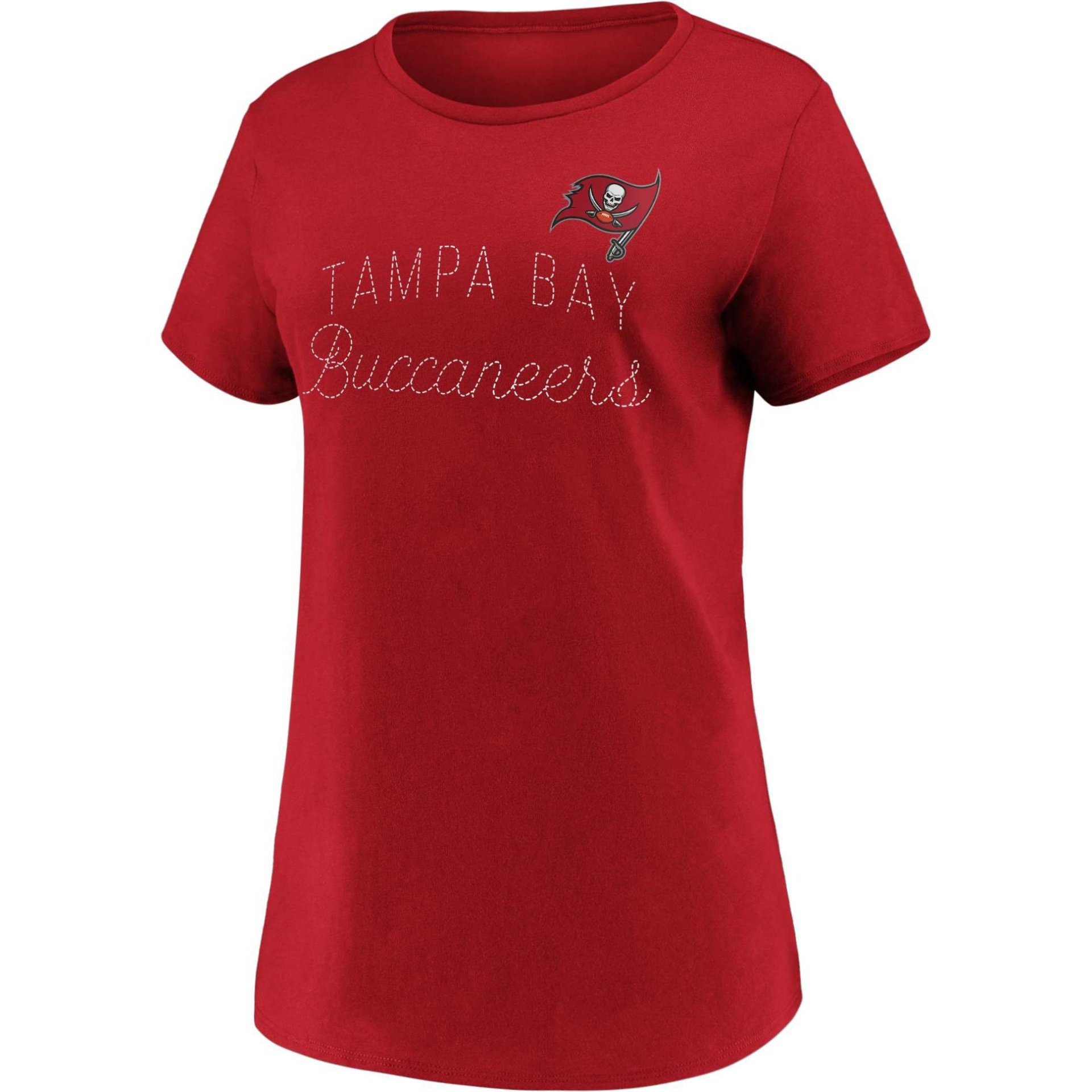 slide 1 of 3, NFL Tampa Bay Buccaneers Women's Short Sleeve T-Shirt - XL, 1 ct