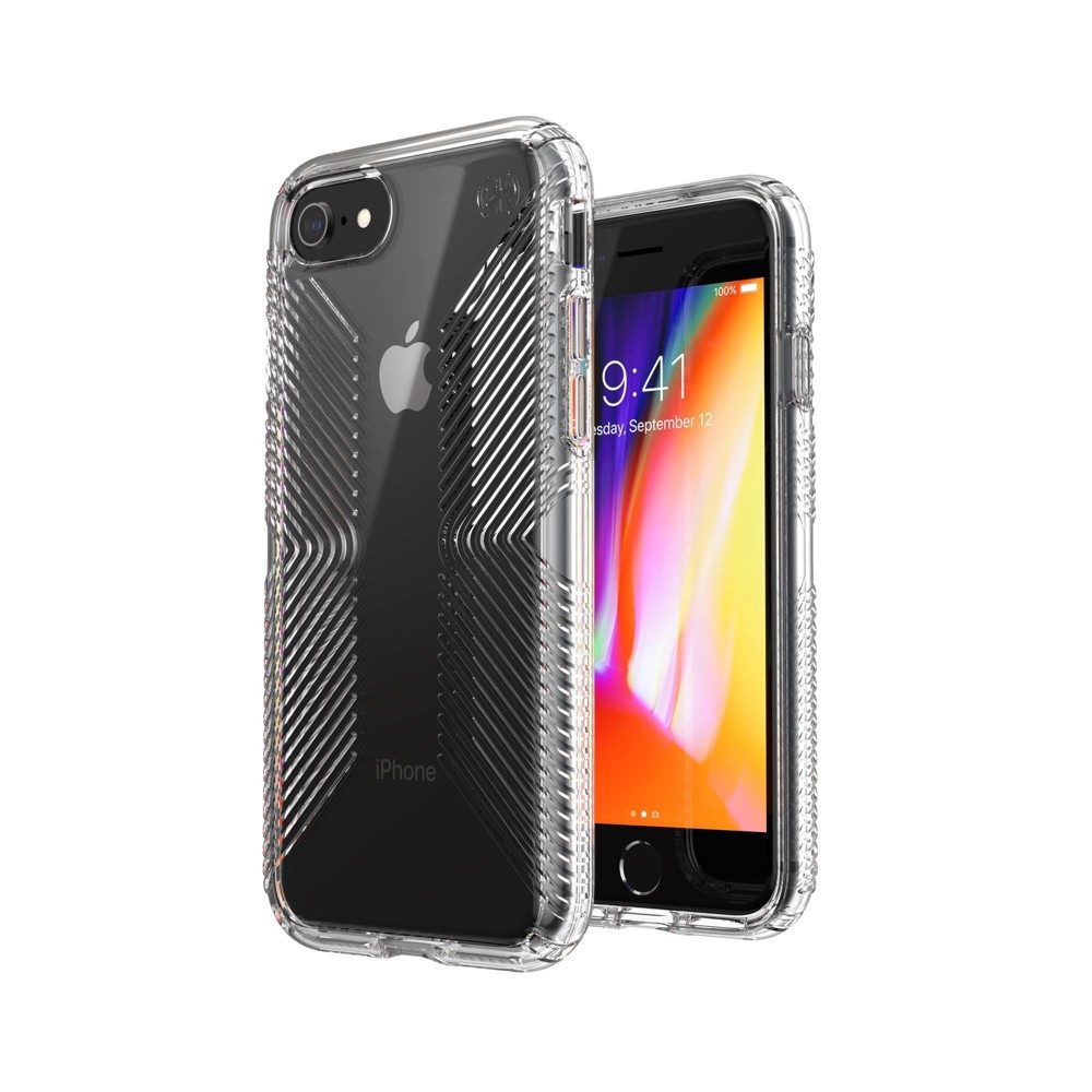 slide 8 of 8, Speck Apple iPhone SE (3rd/2nd generation) / iPhone 8/ iPhone 7 Presidio Grip Case - Clear, 1 ct