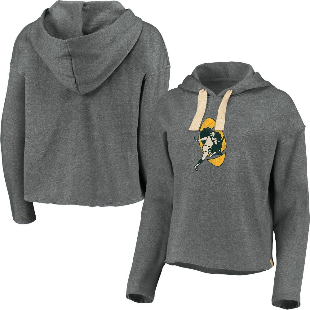 slide 3 of 3, NFL Green Bay Packers Women's Long Sleeve Fleece Hoodie - XL, 1 ct