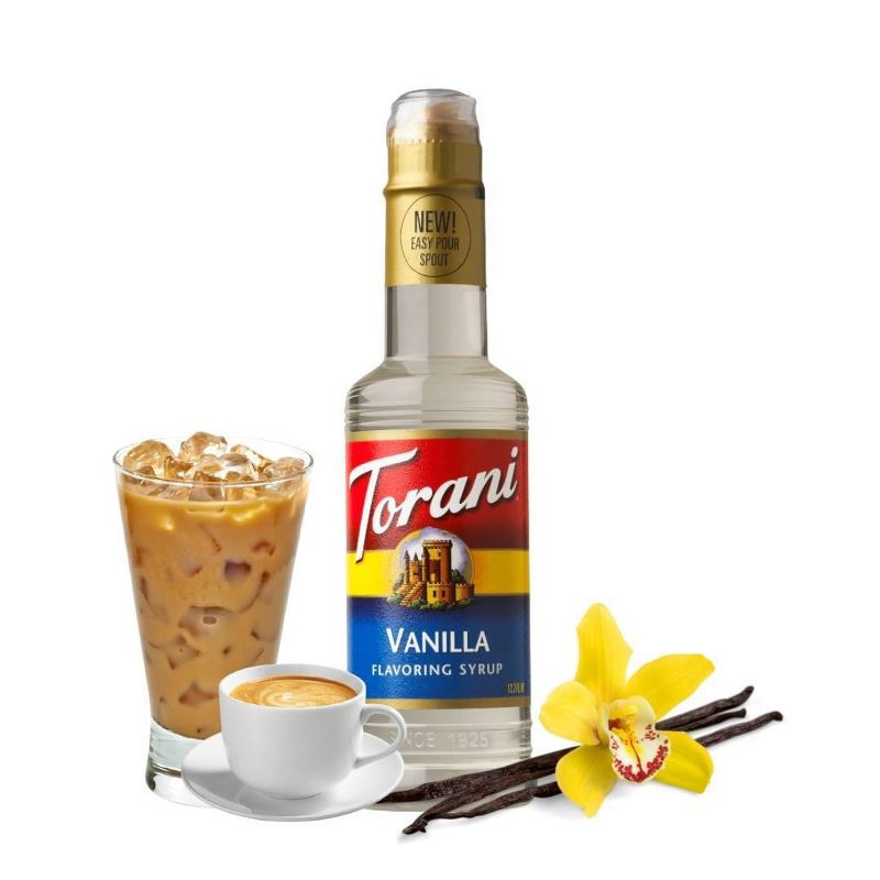 slide 4 of 4, Torani Naturally Sweetened Vanilla Syrup for Coffee Drinks and Desserts - 12.7 fl oz, 12.7 fl oz