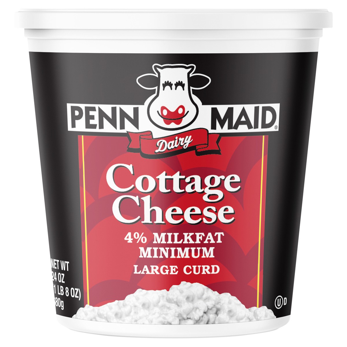 slide 1 of 3, Penn Maid Large Curd Cottage Cheese, 24 oz, 24 oz