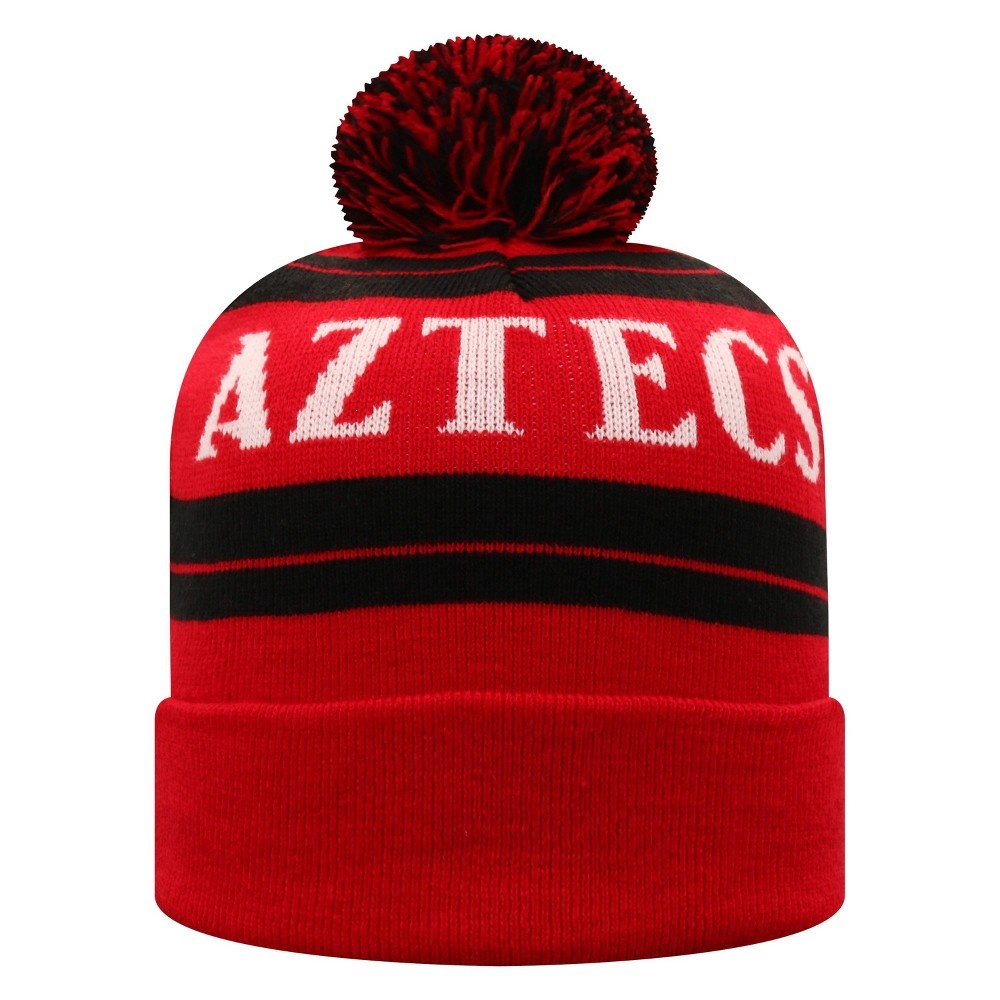 slide 2 of 2, NCAA San Diego State Aztecs Men's Cuffed Knit Beanie with Pom, 1 ct