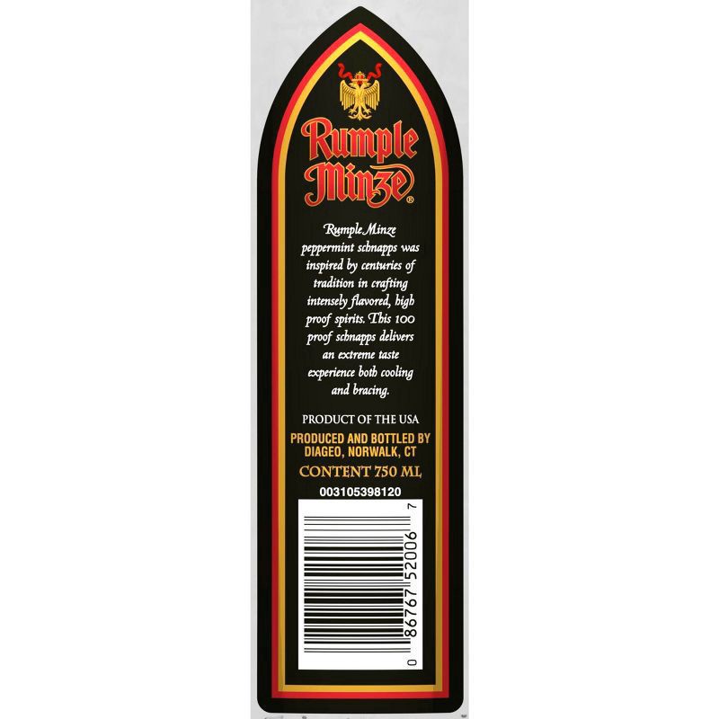 slide 5 of 6, Rumple Minze Peppermint Schnapps, 750 ml