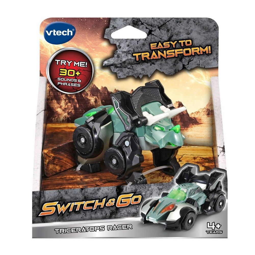 slide 9 of 9, VTech Switch & Go Triceratops Racer, 1 ct