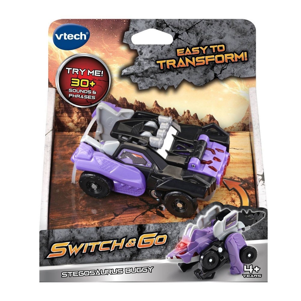 slide 9 of 9, VTech Switch & Go Stegosaurus Buggy, 1 ct