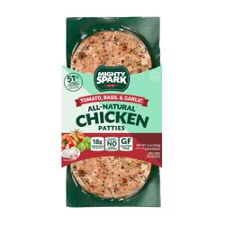 Mighty Spark Food Co. Mighty Spark Bruschetta Chicken Burger Patties - 8oz/2ct