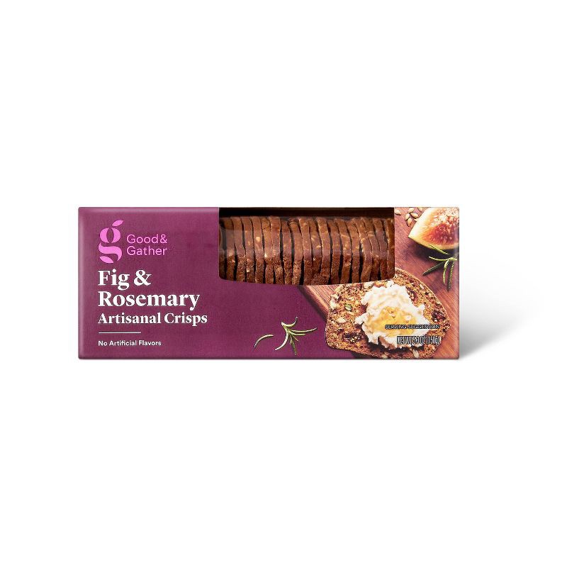 slide 1 of 4, Fig & Rosemary Cracker Crisp - 5.3oz - Good & Gather™, 5.3 oz