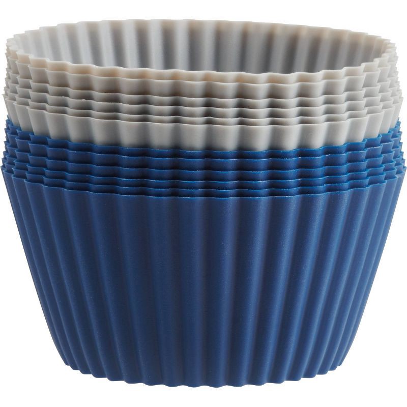 slide 1 of 1, 12ct Silicone Baking Cups - Made By Design, 12 ct