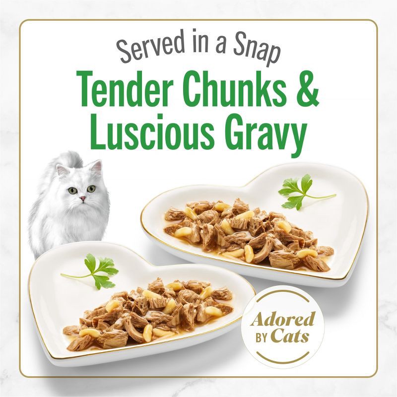 slide 3 of 11, Fancy Feast Petites Grilled Chicken with Wild Rice in Gravy Wet Cat Food - 2.8oz, 2.8 oz
