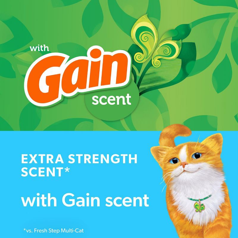 slide 5 of 15, Fresh Step Febreze and Gain Cat Litter - 25lb, 25 lb