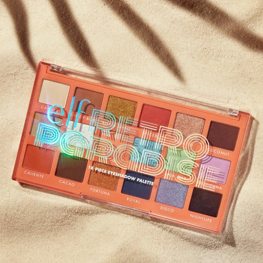 slide 3 of 5, e.l.f. Retro Paradise Eyeshadow Palette, 18 ct