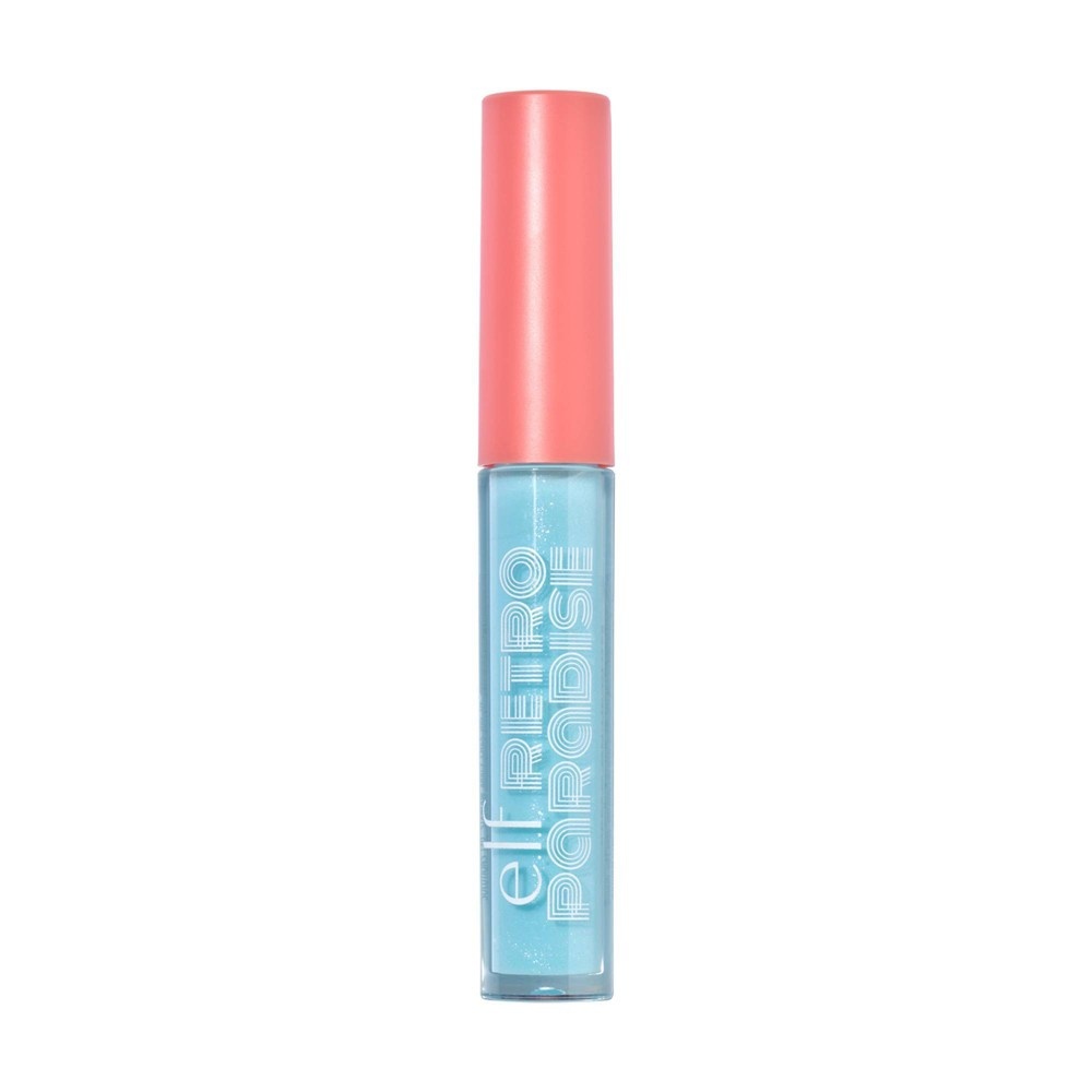 slide 3 of 4, e.l.f. Retro Paradise Dream On Lip Gloss - Electric Lemonade, 0.08 fl oz