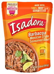Isadora Barbacoa Mexican Style Seasoned Beef
