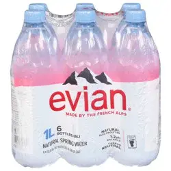 Evian Natural Spring Water / Bottles