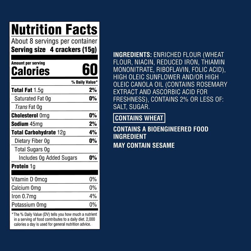 slide 3 of 4, Classic Water Cracker - 4.4oz - Good & Gather™, 4.4 oz