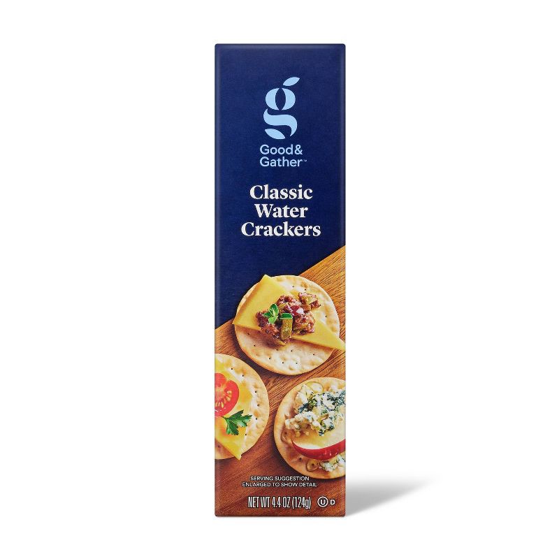 slide 1 of 3, Classic Water Cracker - 4.4oz - Good & Gather™, 4.4 oz