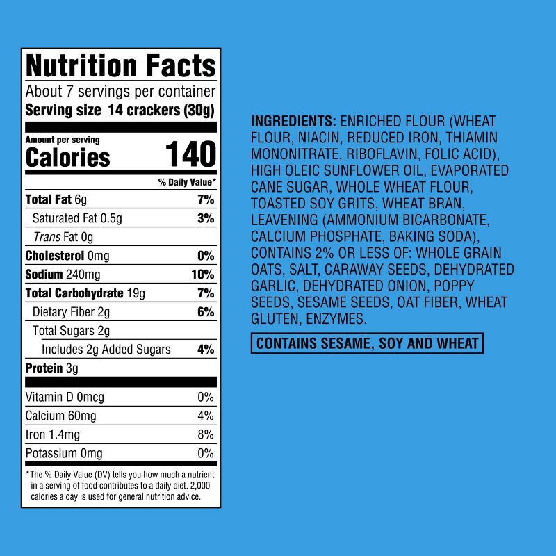 slide 5 of 5, Everything Crackers - 7oz - Good & Gather™, 7 oz