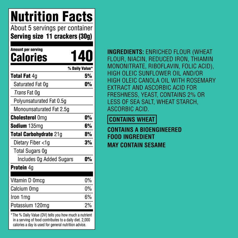 slide 3 of 5, Sea Salt Pita Crackers - 5oz - Good & Gather™, 5 oz