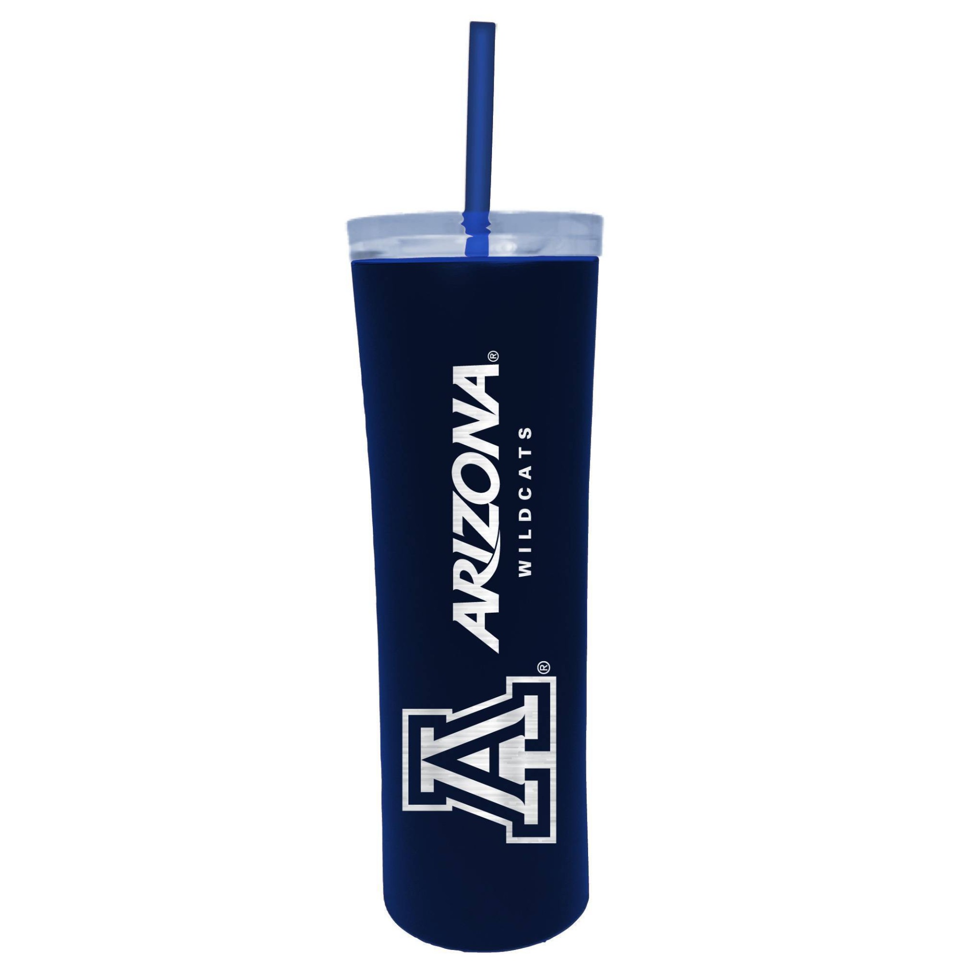 slide 1 of 1, NCAA Arizona Wildcats Stainless Steel Skinny Tumbler, 18 oz