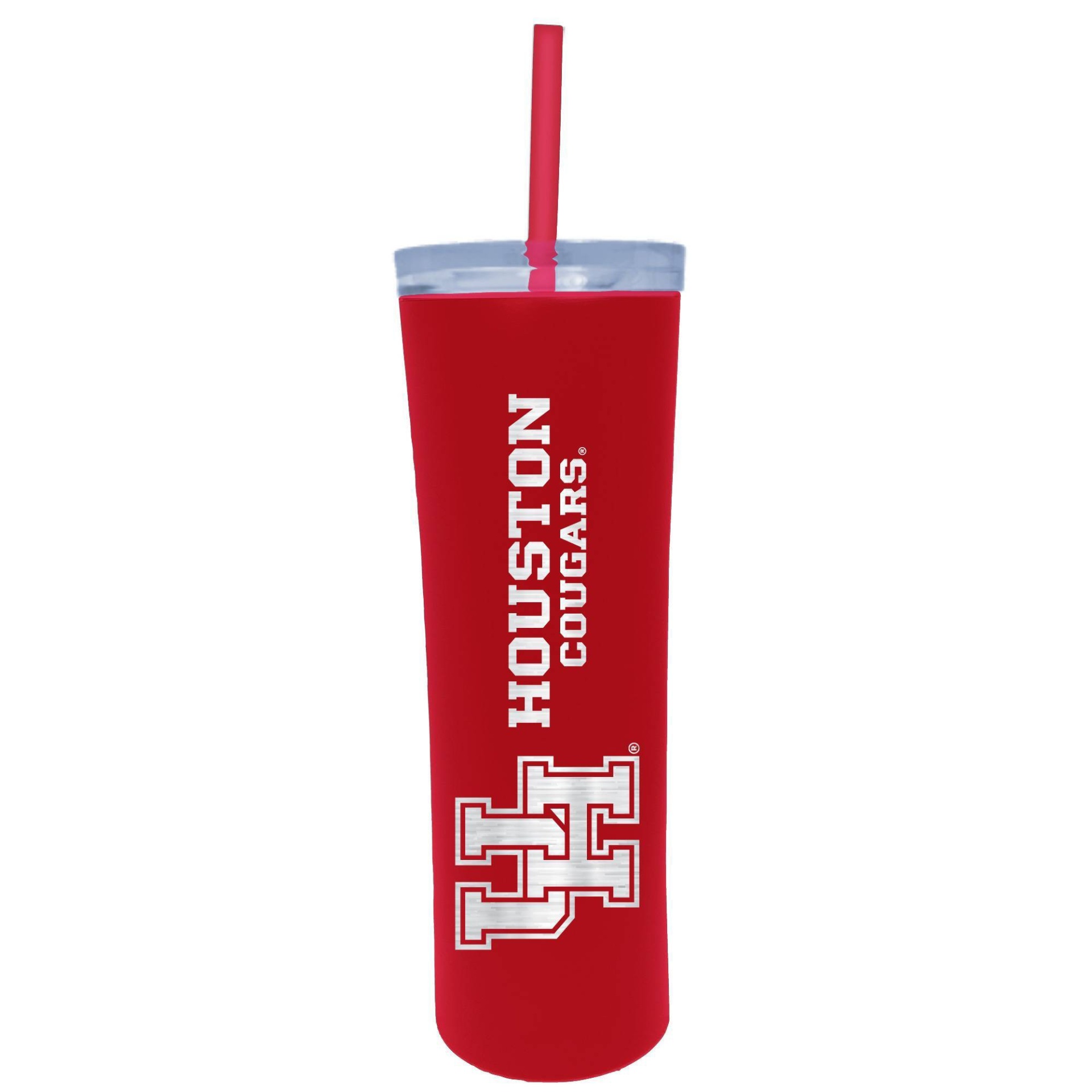 slide 1 of 1, NCAA Houston Cougars Stainless Steel Skinny Tumbler, 18 oz