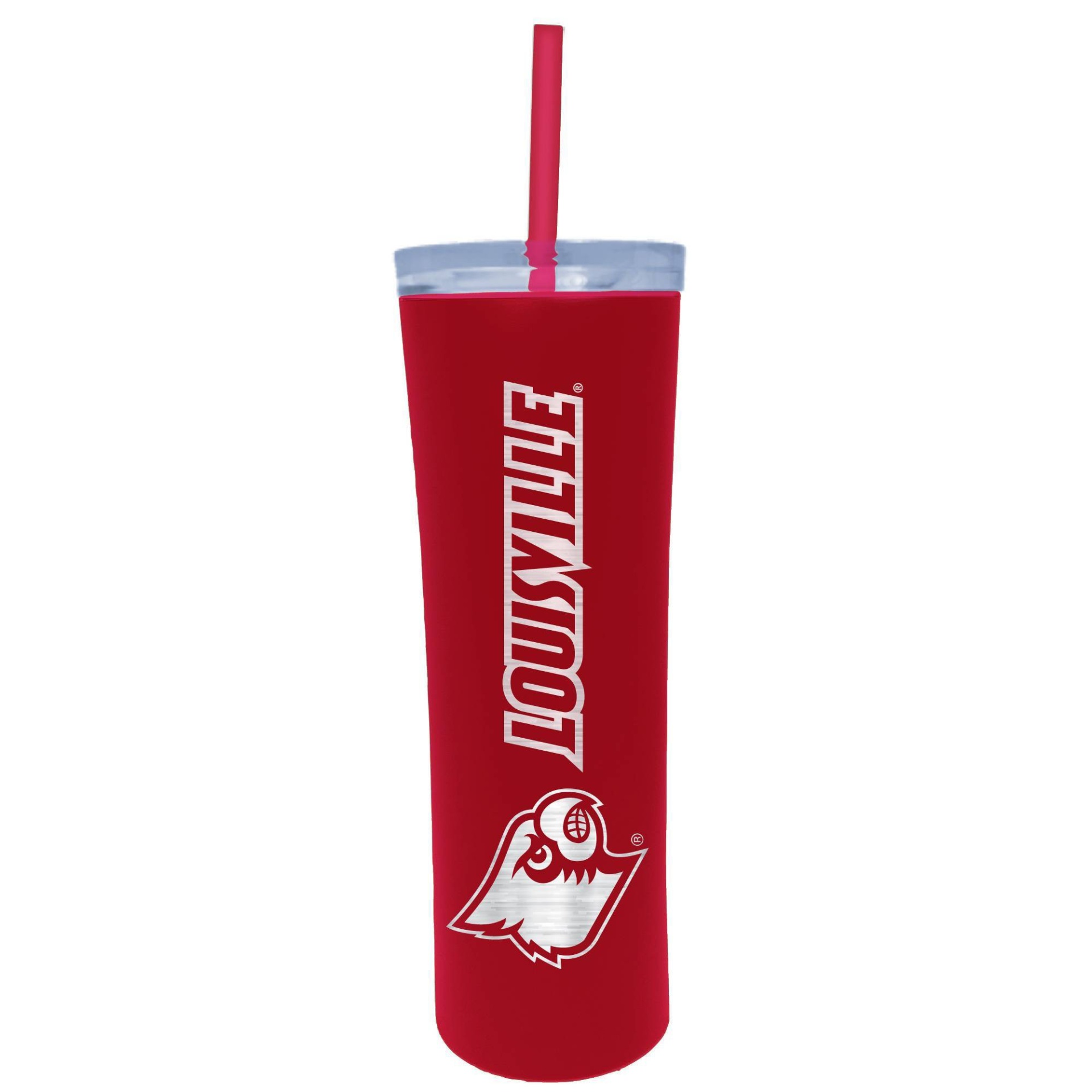 slide 1 of 1, NCAA Louisville Cardinals Stainless Steel Skinny Tumbler, 18 oz