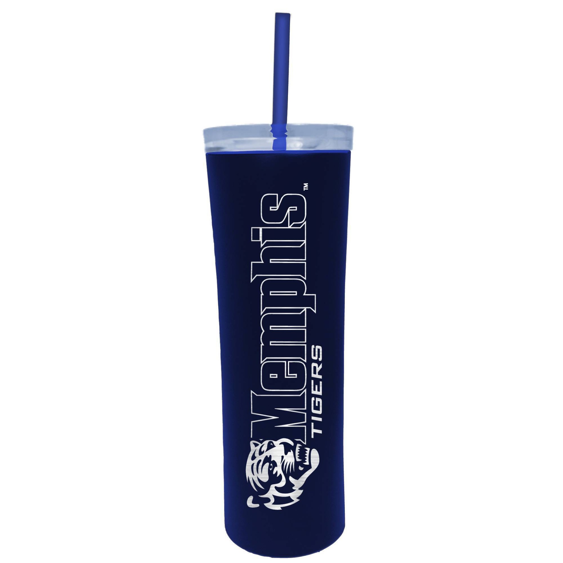 slide 1 of 1, NCAA Memphis Tigers Stainless Steel Skinny Tumbler, 18 oz