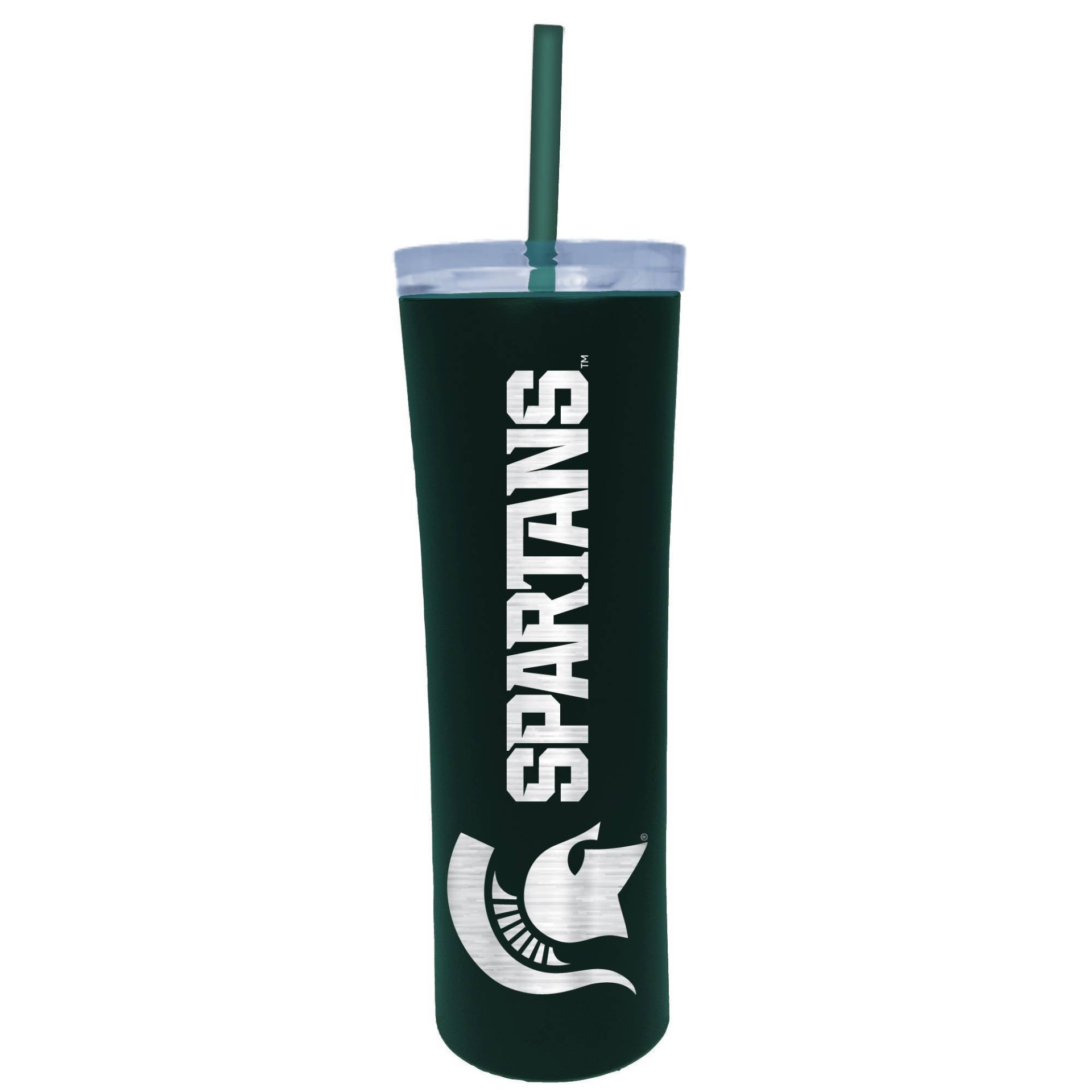 slide 1 of 1, NCAA Michigan State Spartans Stainless Steel Skinny Tumbler, 18 oz