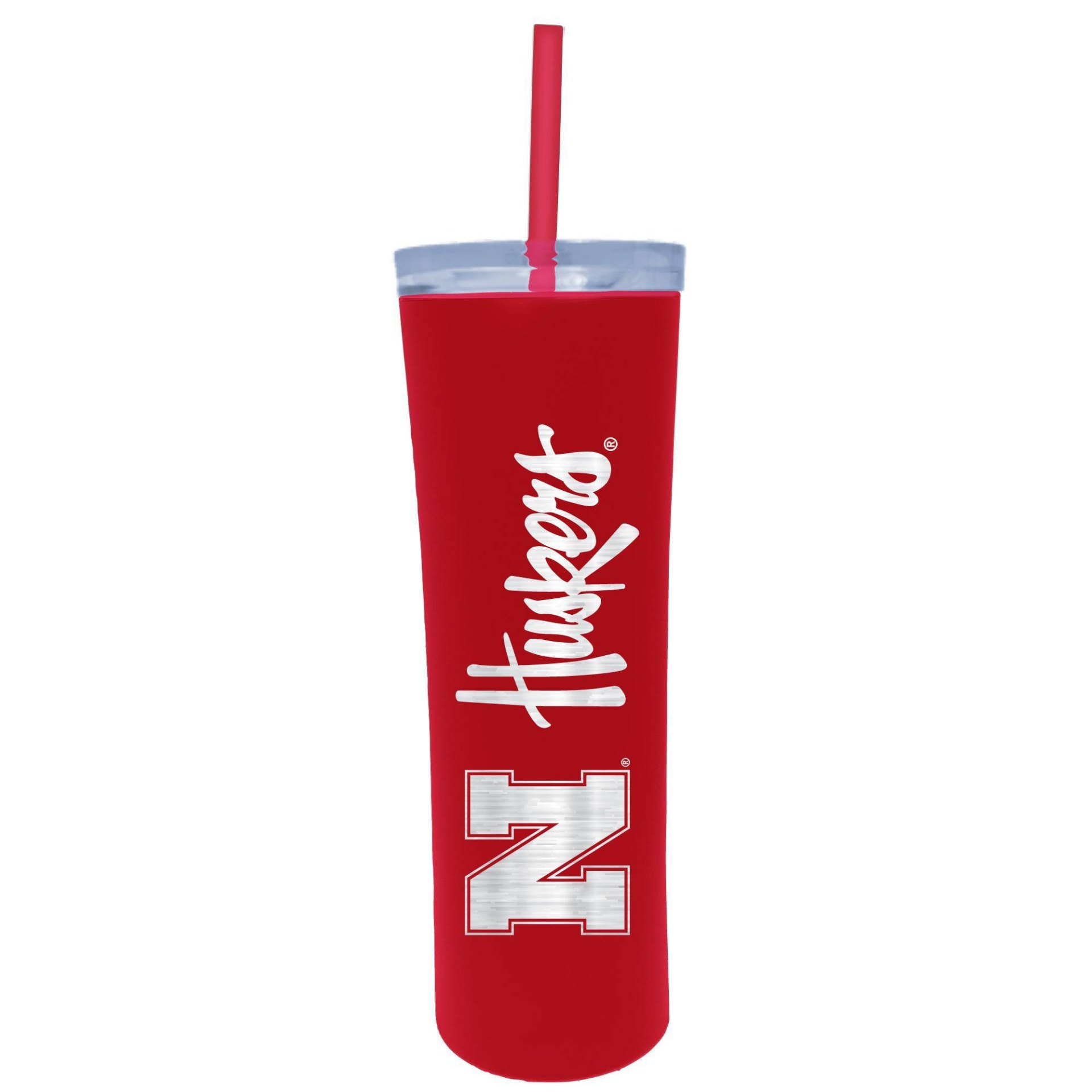 slide 1 of 1, NCAA Nebraska Cornhuskers Stainless Steel Skinny Tumbler, 18 oz