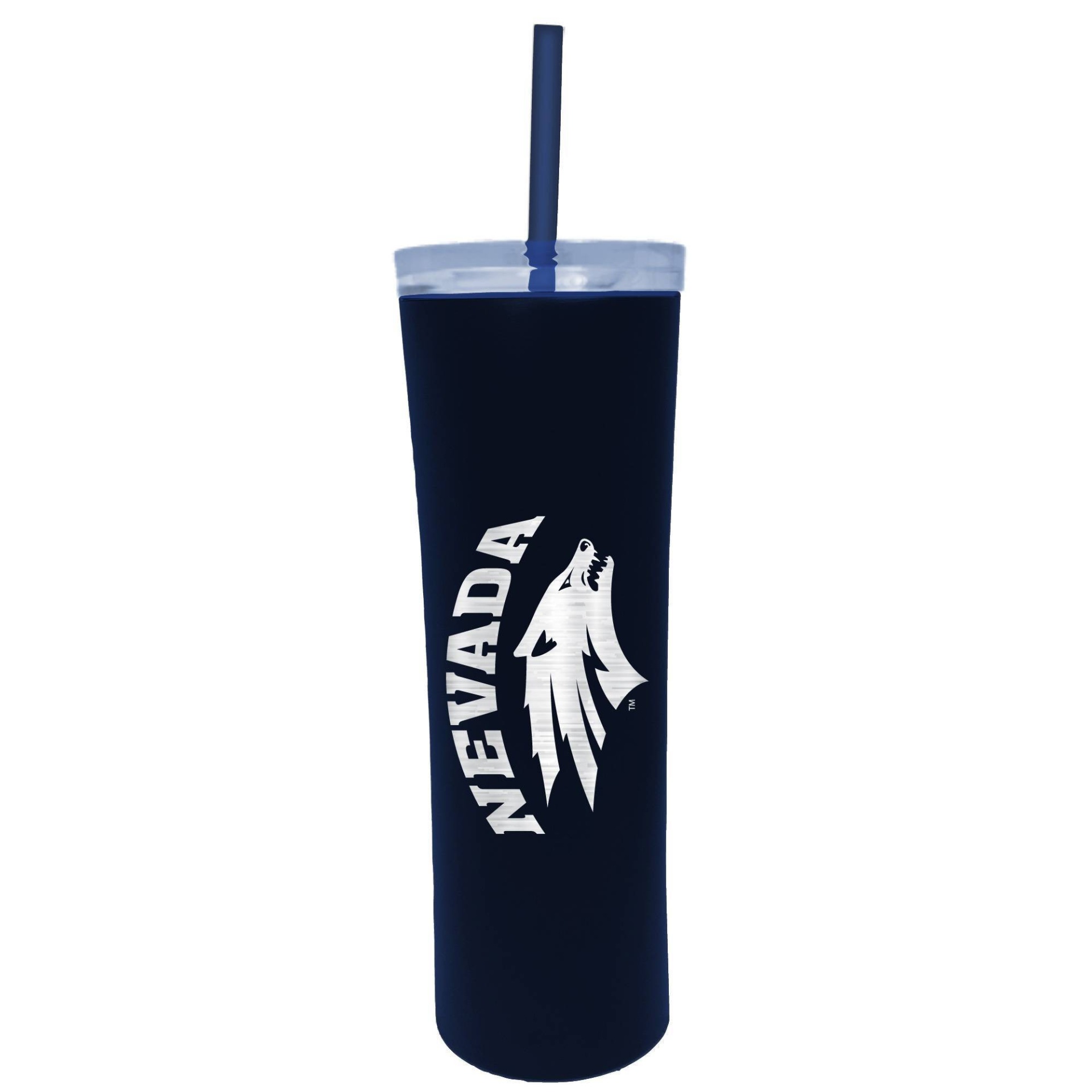 slide 1 of 1, NCAA Nevada Wolf Pack Stainless Steel Skinny Tumbler, 18 oz