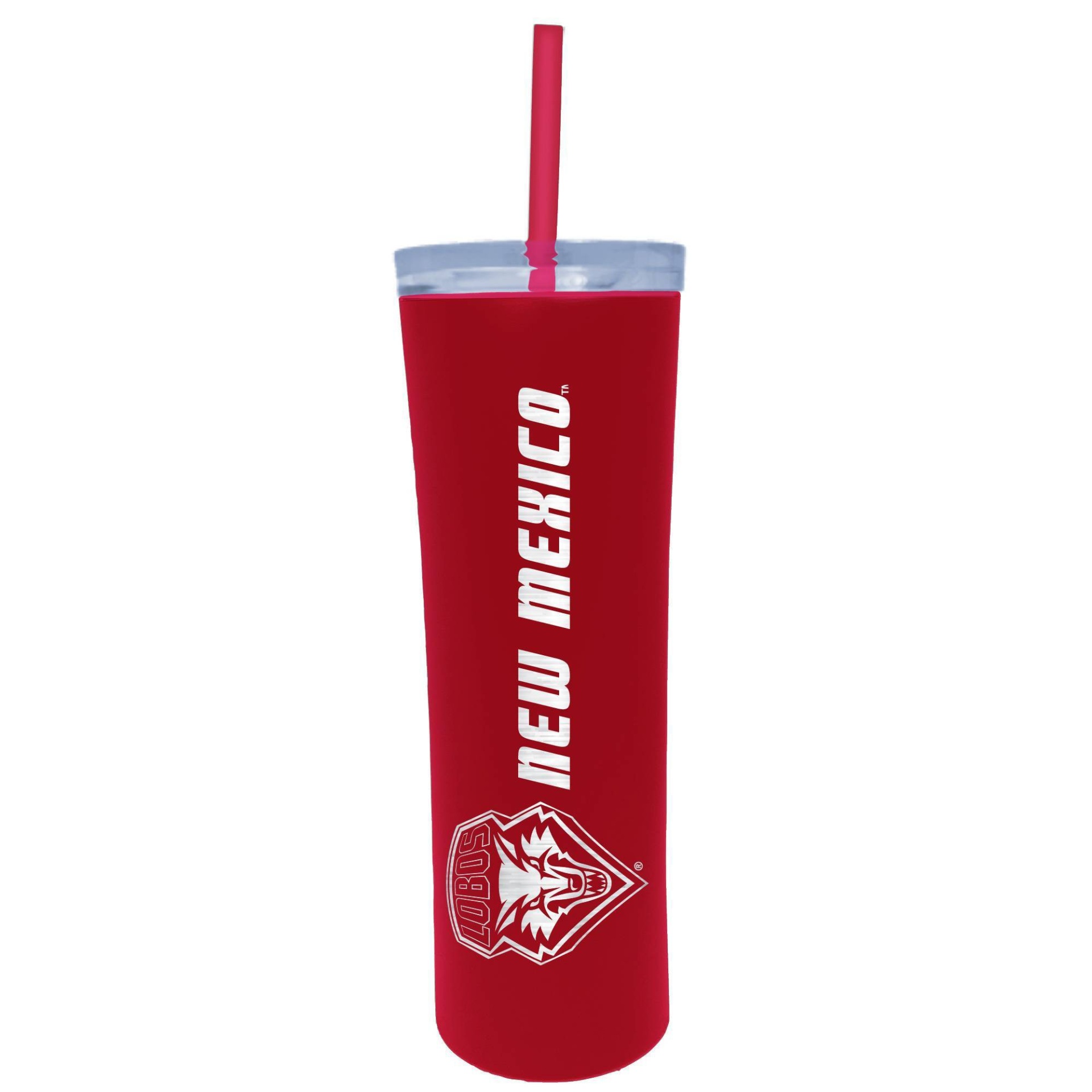 slide 1 of 1, NCAA New Mexico Lobos Stainless Steel Skinny Tumbler, 18 oz