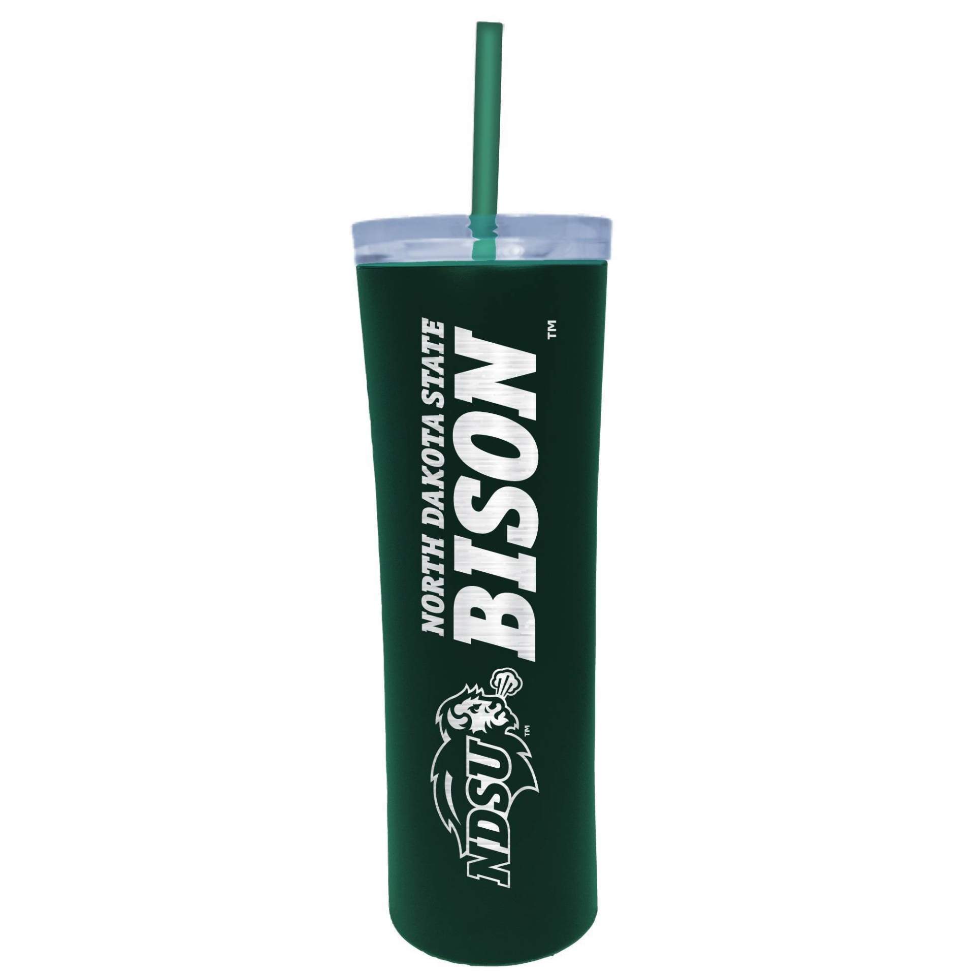 slide 1 of 1, NCAA North Dakota State Bison Stainless Steel Skinny Tumbler, 18 oz