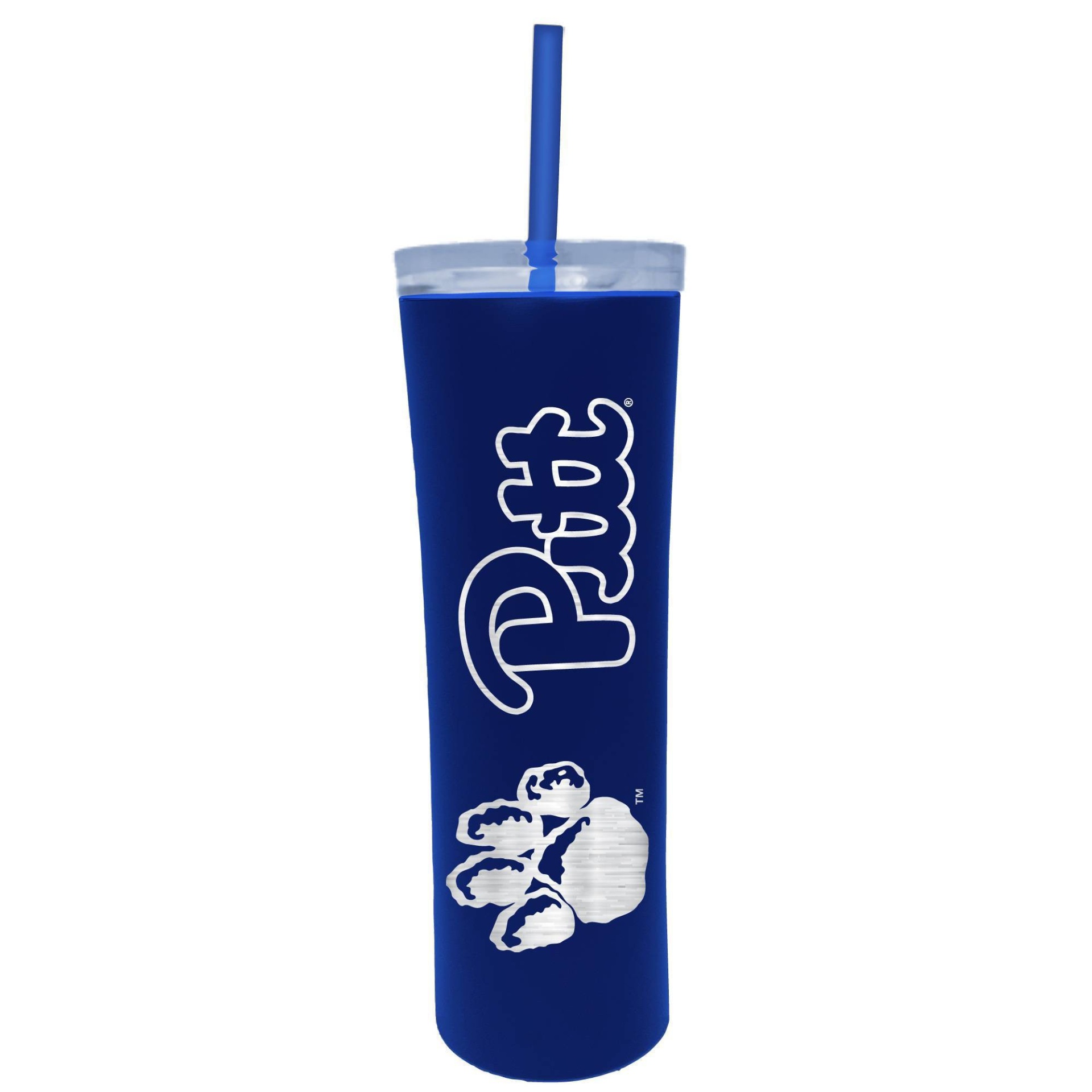 slide 1 of 1, NCAA Pitt Panthers Stainless Steel Skinny Tumbler, 18 oz