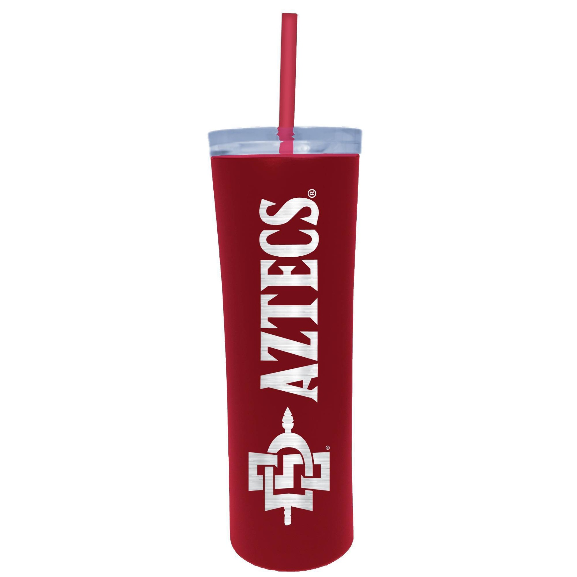 slide 1 of 1, NCAA San Diego State Aztecs Stainless Steel Skinny Tumbler, 18 oz