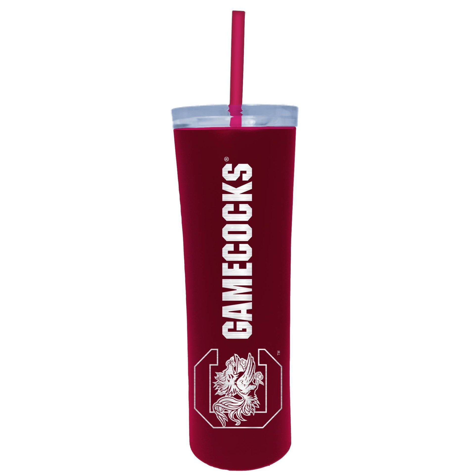 slide 1 of 1, NCAA South Carolina Gamecocks Stainless Steel Skinny Tumbler, 18 oz