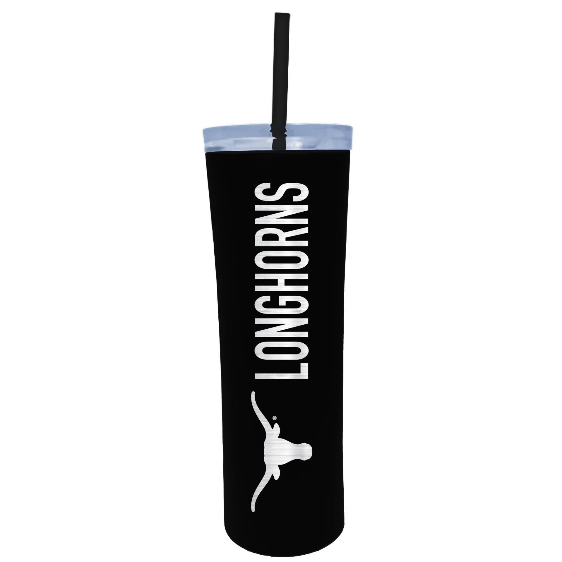 slide 1 of 1, NCAA Texas Longhorns Stainless Steel Skinny Tumbler, 18 oz