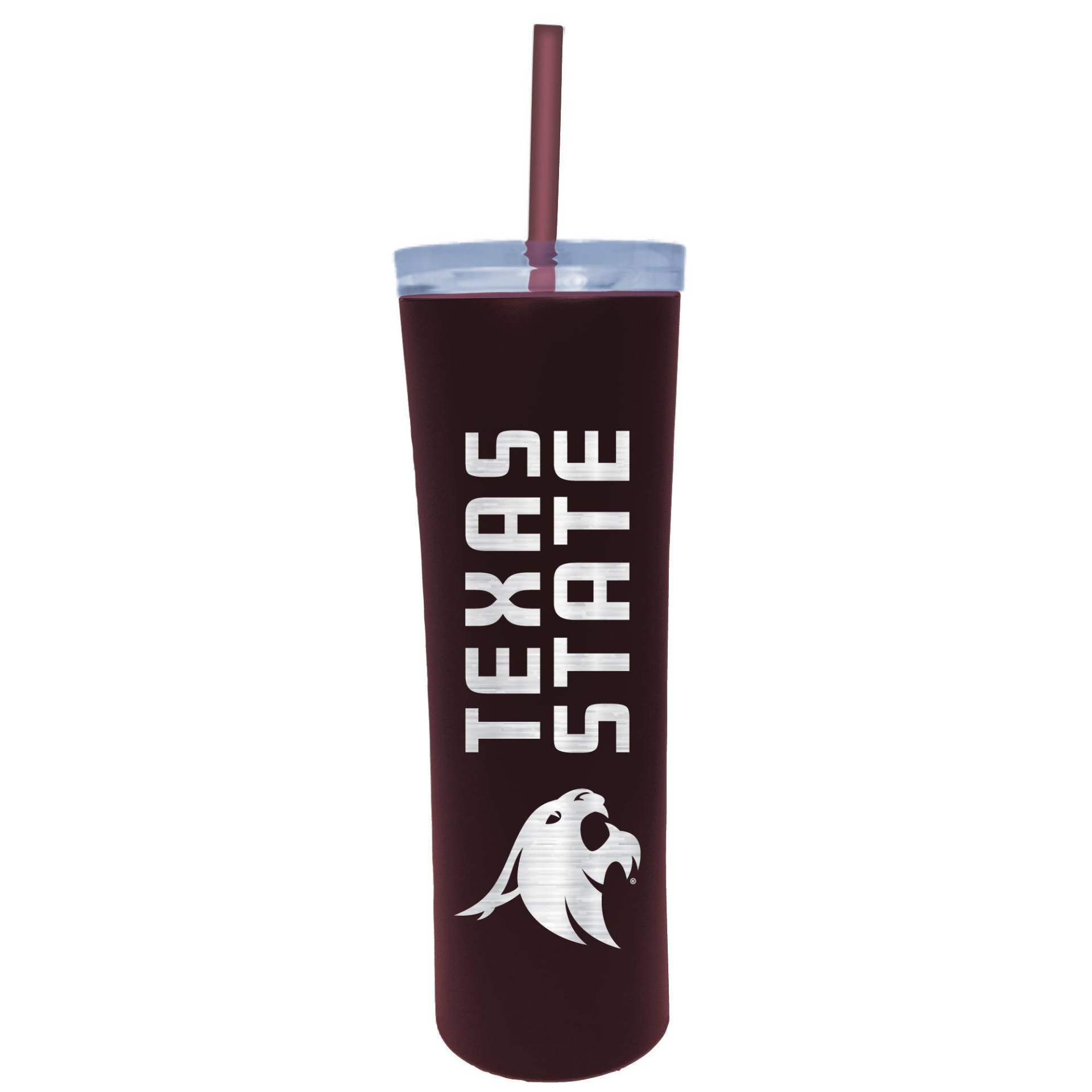 slide 1 of 1, NCAA Texas State Bobcats Stainless Steel Skinny Tumbler, 18 oz