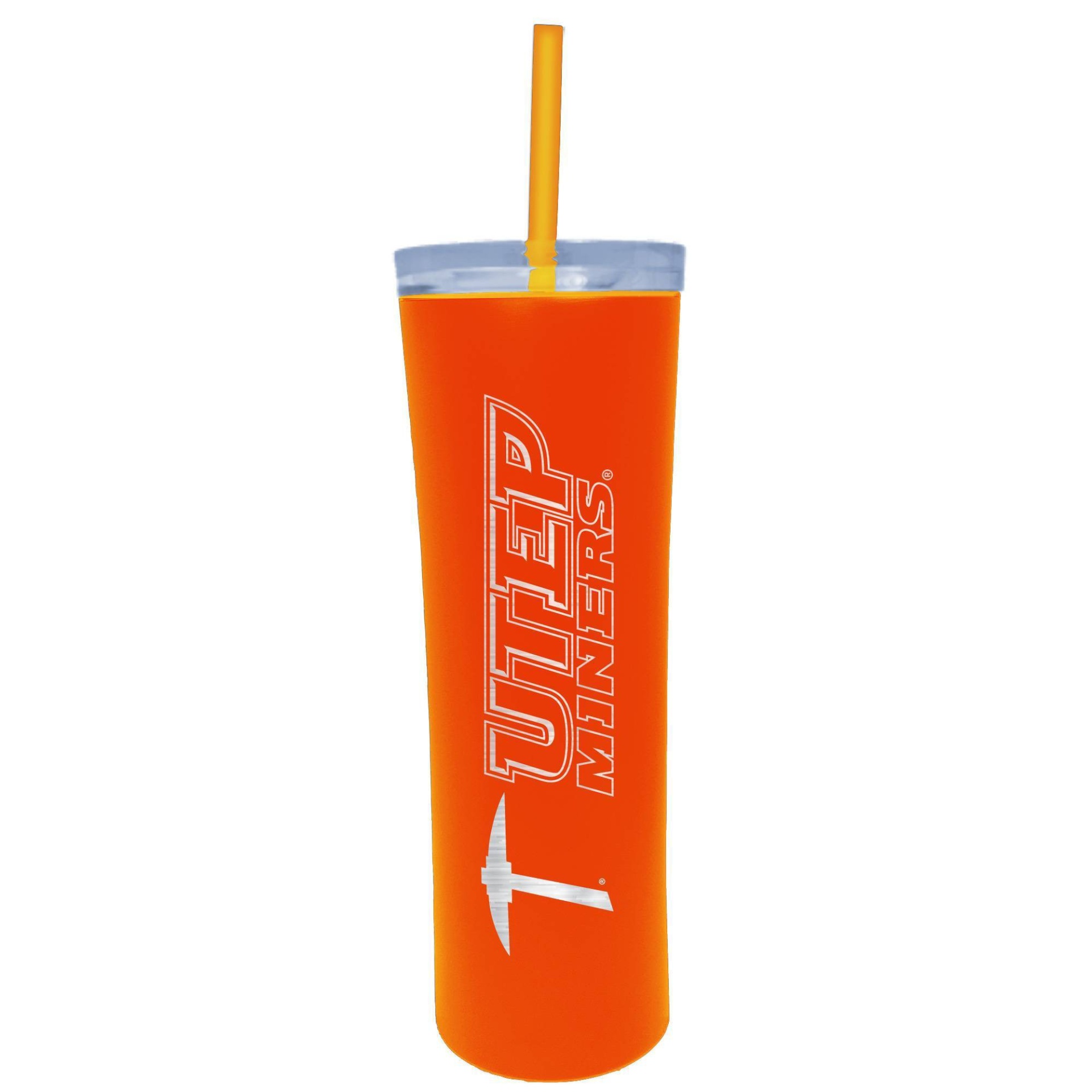 slide 1 of 1, NCAA UTEP Miners Stainless Steel Skinny Tumbler, 18 oz